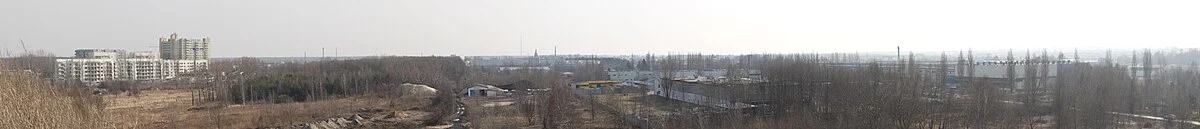 Blick von der Anhöhe Zwałka in Marki