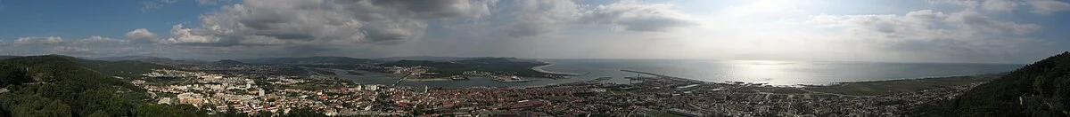 Blick von der Kirche Santa Luzia über Viana do Castelo
