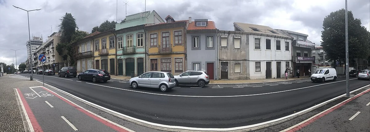 Avenida Dom João IV in Guimarães