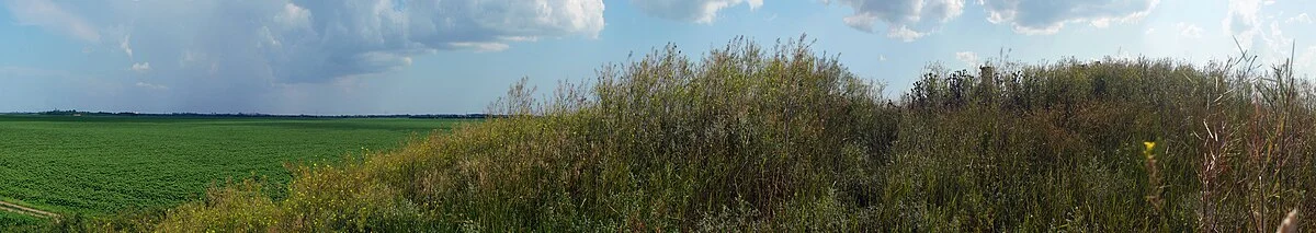 Der Grabhügel Kinđa bei Kikinda