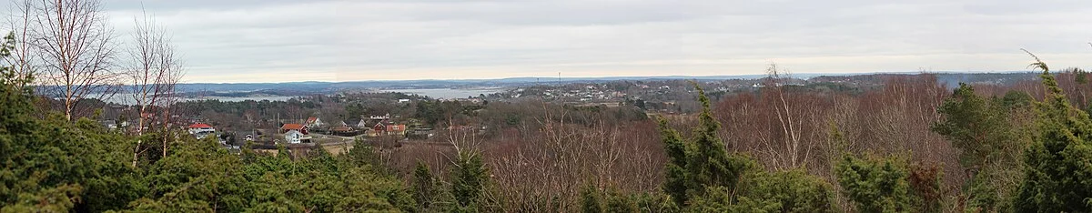 Blick vom Mårtaberget in Onsala