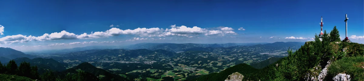 Ravne na Koroškem, gesehen von der Uršlja gora