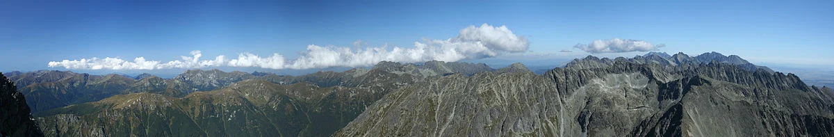 Die Tatra, gesehen vom Kriváň