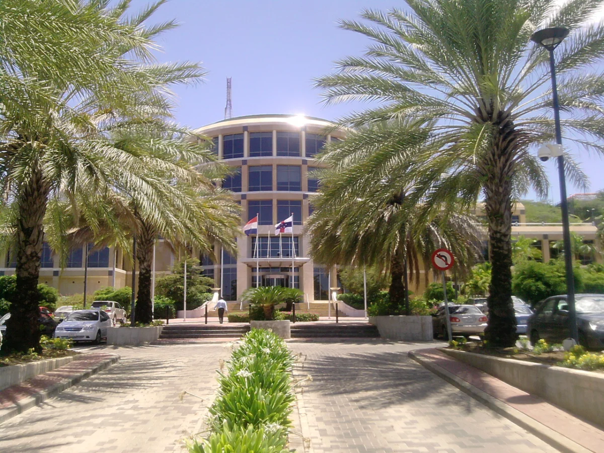 Die Zentralbank in Philipsburg