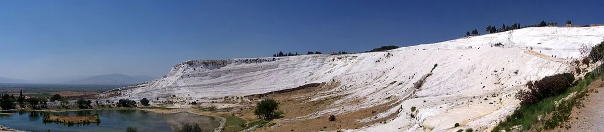 Die Kalksinterterrassen von Pamukkale