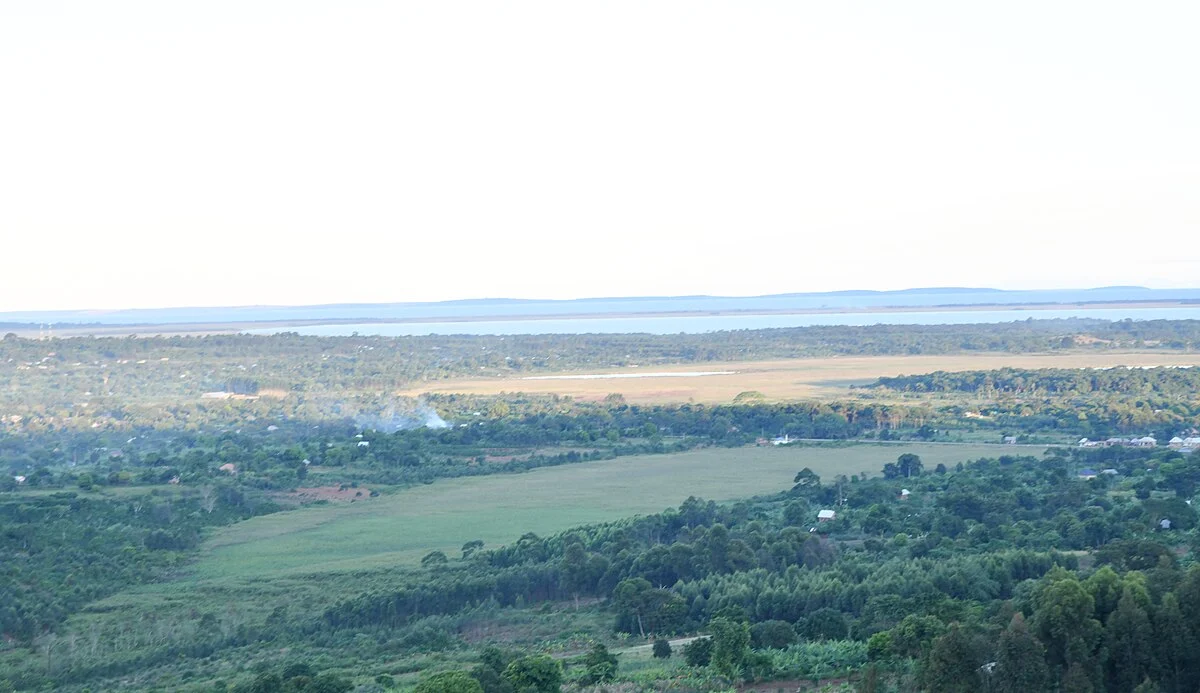 Der Victoriasee, gesehen von Kako im Distrikt Masaka
