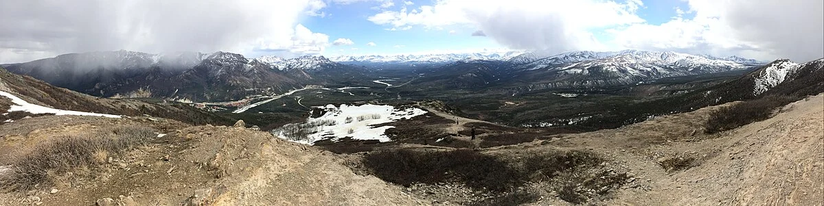 Panorama des Denali-Nationalparks in Alaska