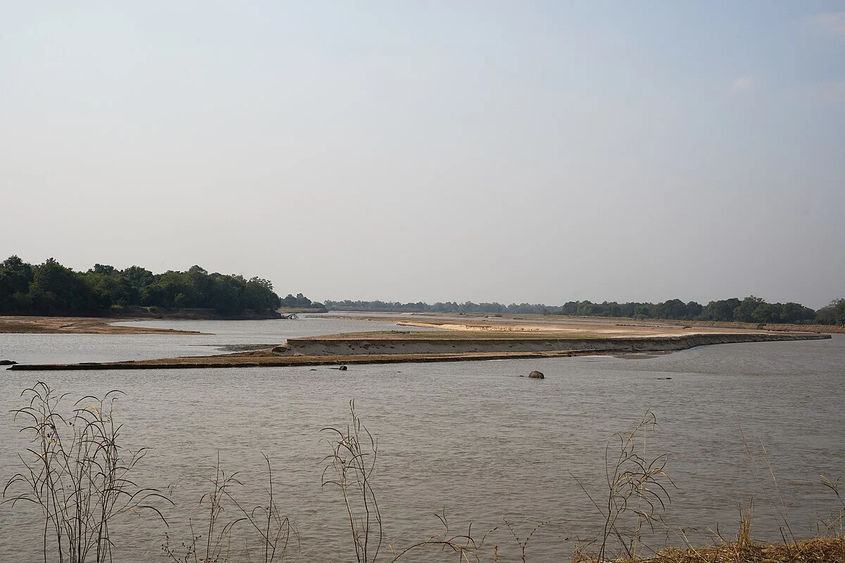 Der Luangwa-Fluss mit Flusspferd